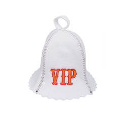 Czapka do sauny - VIP, biała  Czapka do sauny - VIP, biała