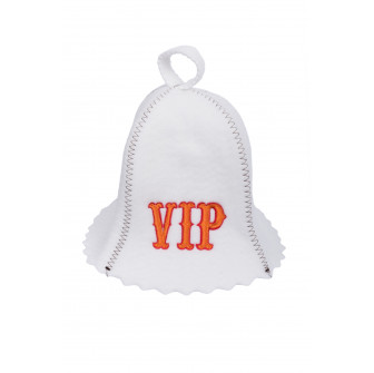 Czapka do sauny - VIP, biała