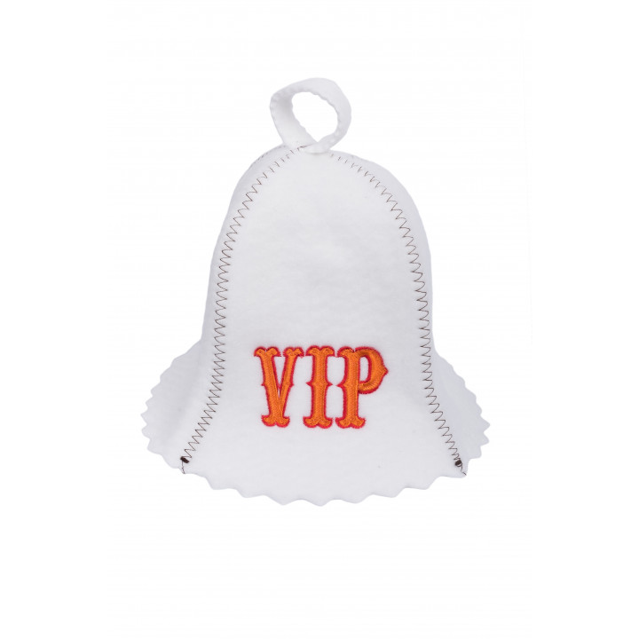 Czapka do sauny - VIP, biała