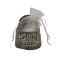 Pojemnik na sól do sauny ceramiczny - ciemny 120 ml - 2