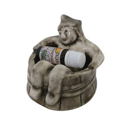 Ceramiczny pojemnik na zapachy - duch sauny z aromatem 