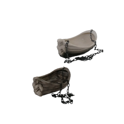 Ceramiczny pojemnik na zapachy - łódka z Posejdonem 