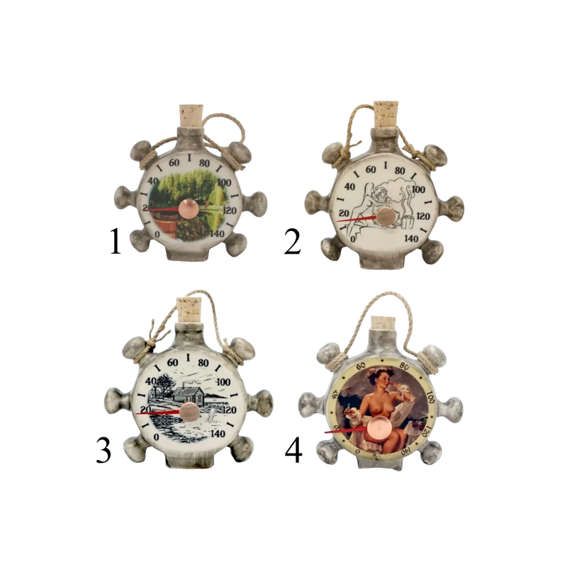 Ceramiczny termometr do sauny - ster okrętowy