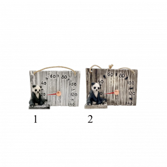 Ceramiczny termometr do sauny - panda
