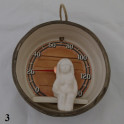 Ceramiczny termometr do sauny - beczka - 3
