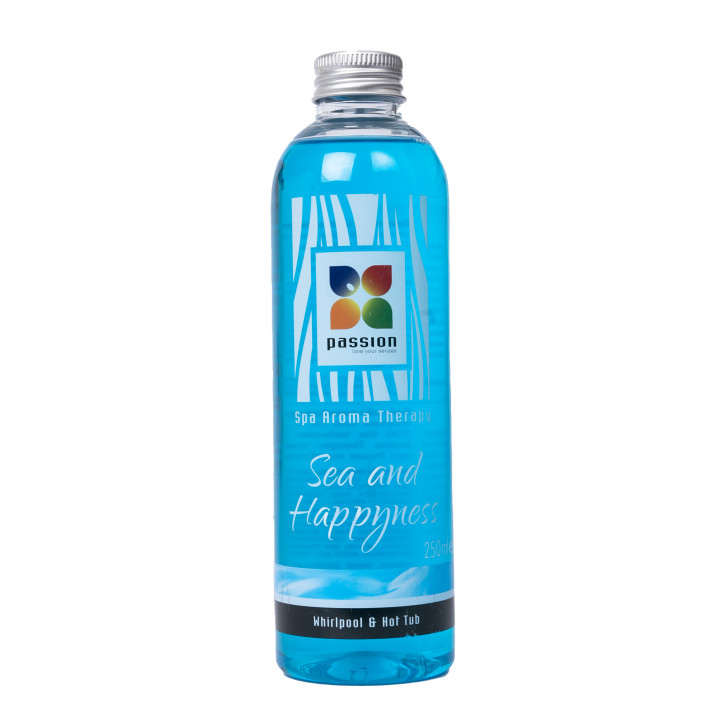 PASSION zapach aromaterapeutyczny do wanien z hydromasażem i spa, morze i szczęście, 250 ml
