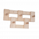 Wieszak z drewna lipowego z 5 haczykami