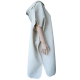 Ręcznik lniany typu poncho z kapturem