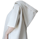 Ręcznik lniany typu poncho z kapturem