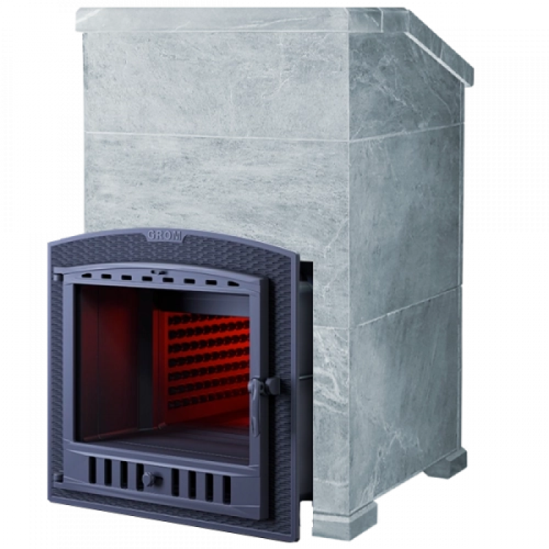 Wood-burning sauna oven - Gefest Grom 50 (P2) Prezidentas 1200/50, Talcochlorite