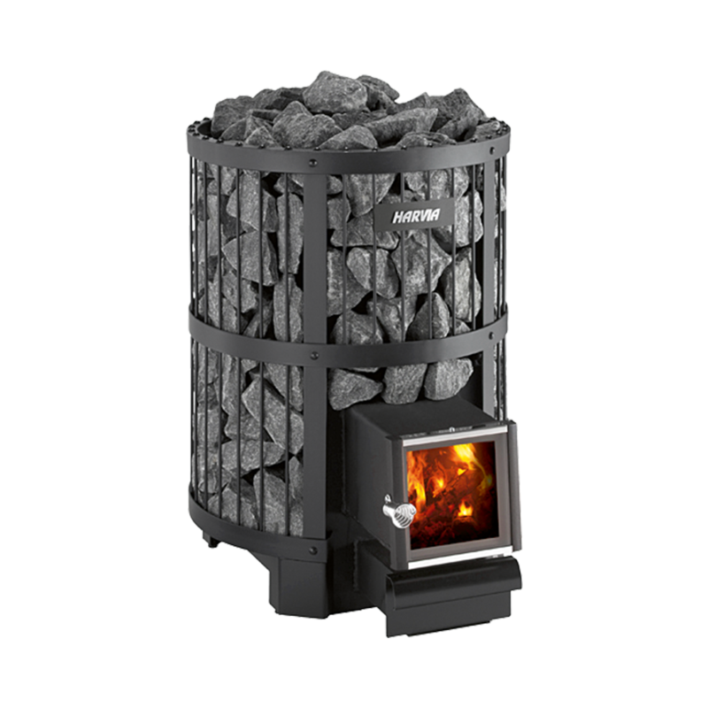 Piec do sauny opalany drewnem - HARVIA Legend 240 SL BimSchV2, czarny