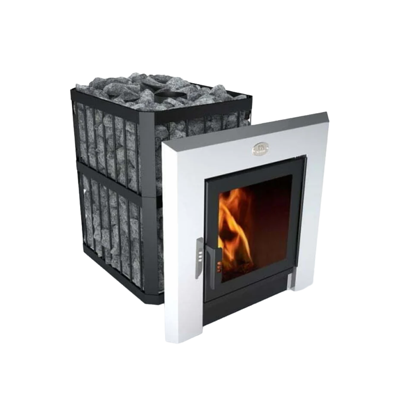 Piec do sauny opalany drewnem - NOVA PANORAMA 18 z siecią