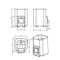 Piec do sauny opalany drewnem - STOVEMAN 24 HEAVY - 2