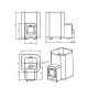 Piec do sauny opalany drewnem - STOVEMAN 24 LS HEAVY