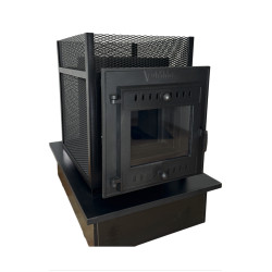 Piec do sauny opalany drewnem - SUMMIT Mont Blanc otwarty 