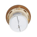Wentylator do sauny MM-S z zaworem zwrotnym i okrągłym wykończeniem z drewna d/100mm - 1
