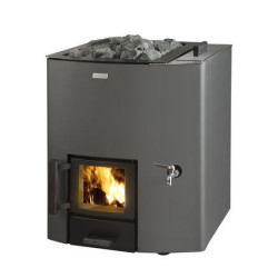 Piec do sauny opalany drewnem - NARVI NC 20 VS ze zbiornikiem na wodę 