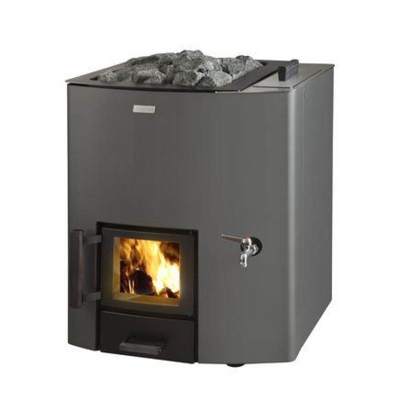 Piec do sauny opalany drewnem - NARVI NC 20 VS ze zbiornikiem na wodę