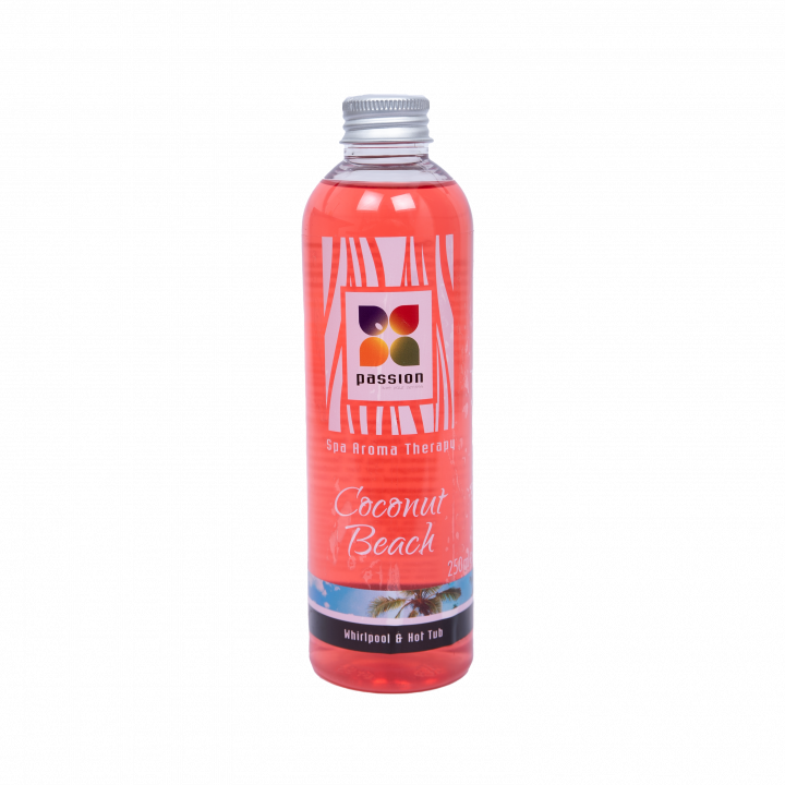 Zapach aromaterapeutyczny PASSION do wanien z hydromasażem - Coconut Beach, 250 ml