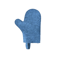 Rękawica do sauny szara