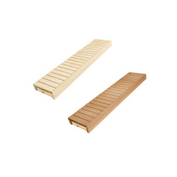 Ławka do sauny, Osika / Olcha, 400x1600-2400 mm  Ławka do sauny, Osika / Olcha, 400x1600-2400 mm