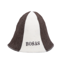 Czapka do sauny - BOSAS, w paski - 0