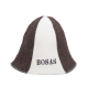 Czapka do sauny - BOSAS, w paski
