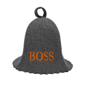 Czapka do sauny - BOSS, szara - 0