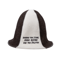 Czapka do sauny - Dla rybaków, w paski 