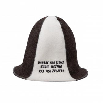 Czapka do sauny - Dla rybaków, w paski