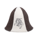 Czapka do sauny - Herbas, w paski - 0