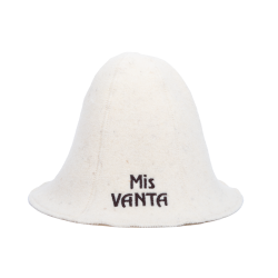 Czapka do sauny - Miss Vanta, biała