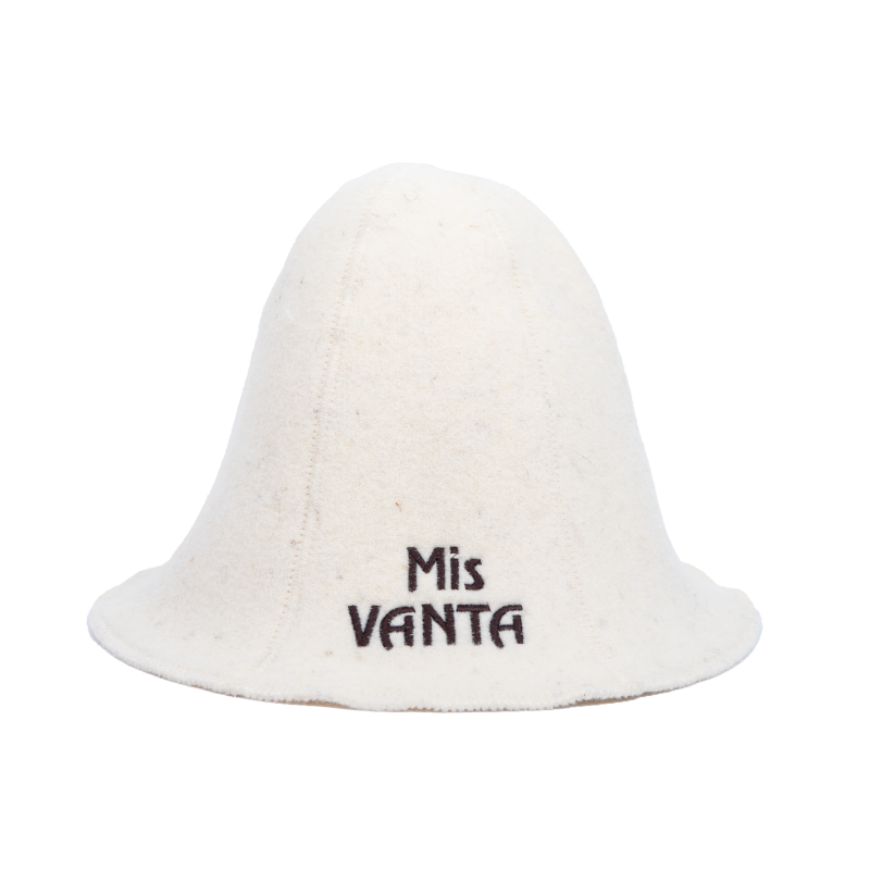 Czapka do sauny - Miss Vanta, biała