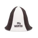 Czapka do sauny - MISS VANTA, w paski - 0