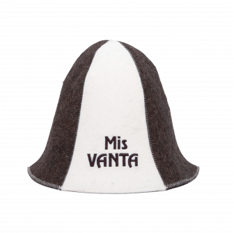 Czapka do sauny - MISS VANTA, w paski