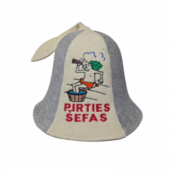Czapka do sauny - PIRTYS ŠEFAS, wisząca