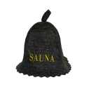 Czapka do sauny - SAUNA, szara - 0