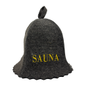 Czapka do sauny - SAUNA, szara - 1