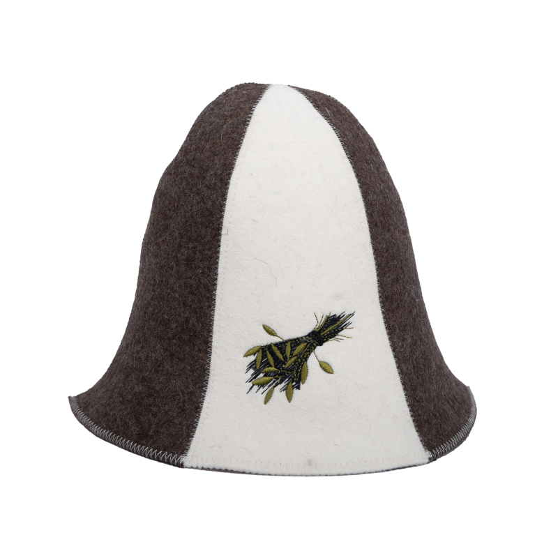 Kapelusz do sauny - SAUNA WHISK, w paski