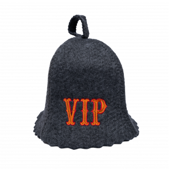 Czapka do sauny - VIP, szara