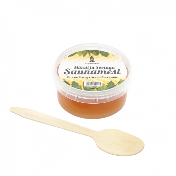 Miód do sauny z ekstraktem miętowym i solą, 200g