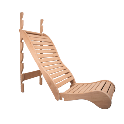 Łóżko relaksacyjne do sauny, olcha czarna 