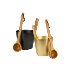 Zestaw wiader i chochli aluminiowych RENTO 