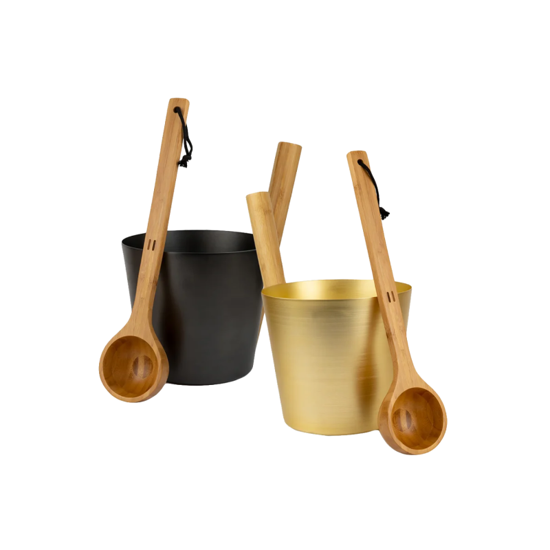 Zestaw wiader i chochli aluminiowych RENTO