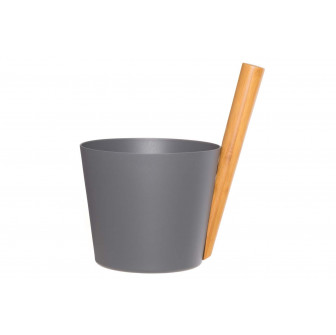 Wiadro aluminiowe RENTO, szare
