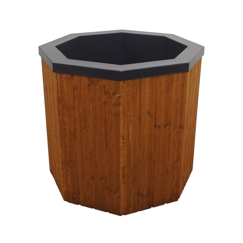 Wanna z zimną wodą, obudowa drewniana, 200 l
