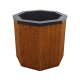 Wanna z zimną wodą, obudowa drewniana, 550 l