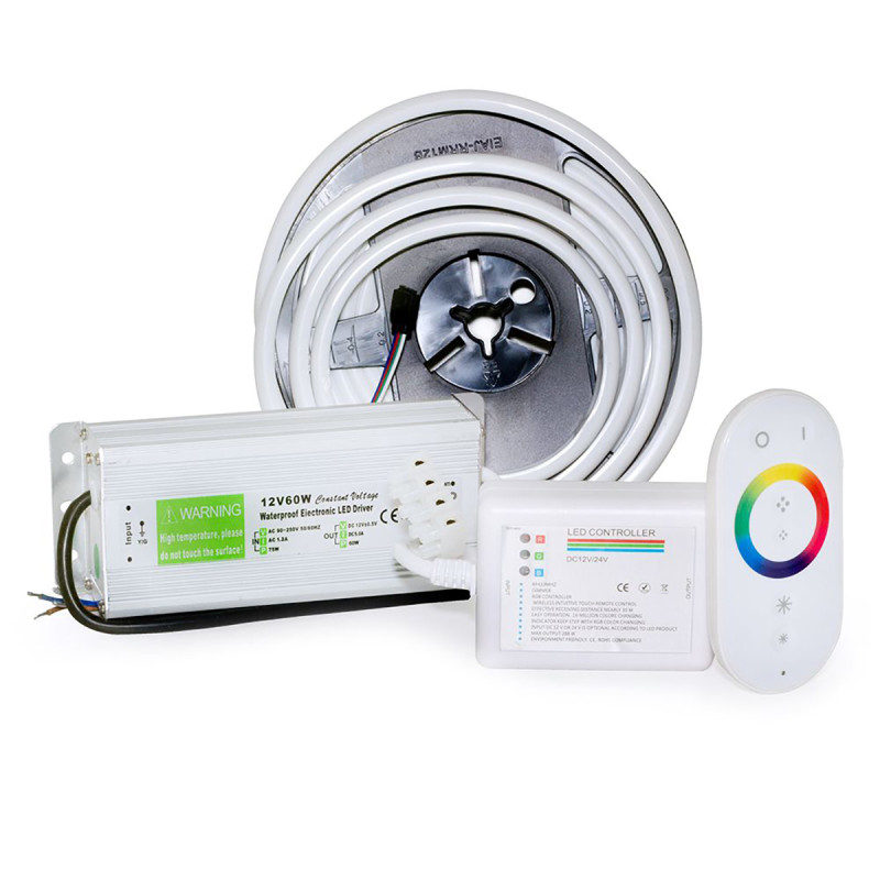 Zestaw Sauflex LED RGB MILK 12 W, 5 m