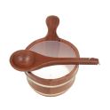 SAUFLEX wiadro drewniane 4 l, cedr - 1