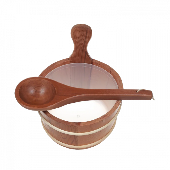 SAUFLEX wiadro drewniane 4 l, cedr